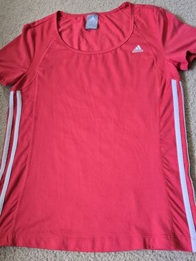 Adidas Pink Climalite Top Womens Size Medium